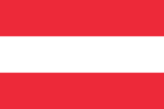 Flag of Austria by Bundesministerium für Landesverteidigung / Public domain