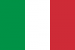 Flag of Italy by Public Domain
